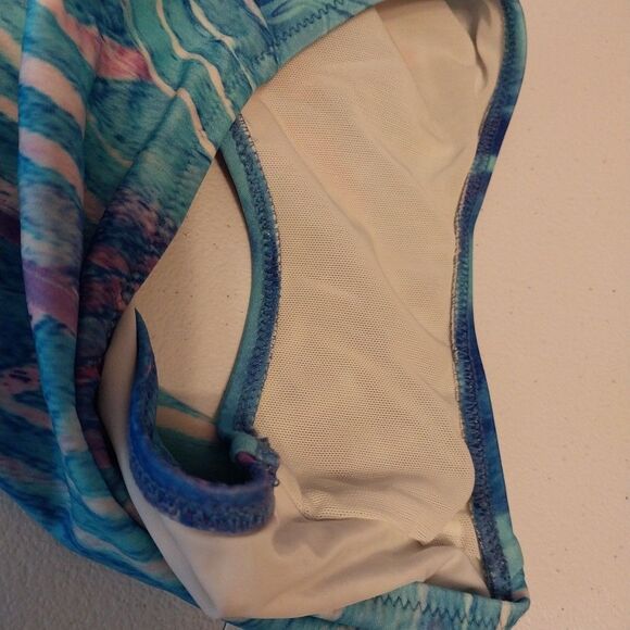 Gottex Women’s One Piece Swimsuit Sz 8 Colorful Floral Padded Bathing Suit Boho - Picture 6 of 9